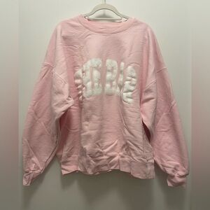 The BAR Varsity sweatshirt- light pink- only wore a few times